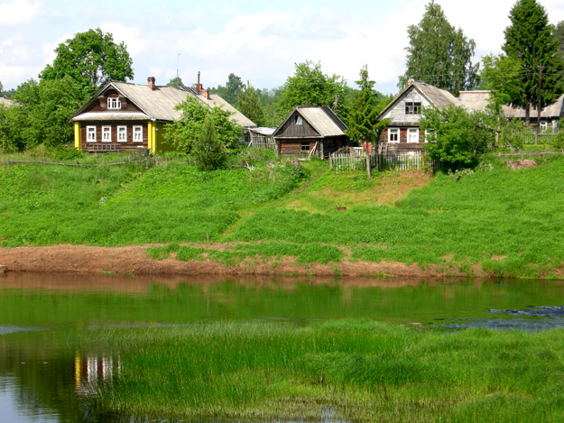Village on the Sass River.