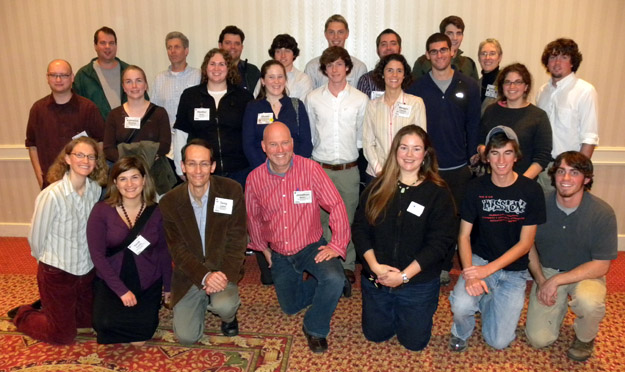 Wooster Geology alumni, faculty and friends at the Geological Society of America annual meeting.  A wonderful set of people!  This may be only half, though, of the Wooster alumni at the meeting.