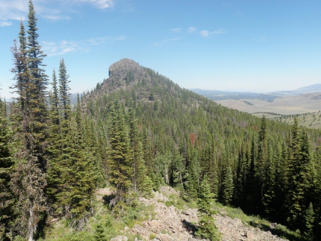 A view of Saddle Mountain.