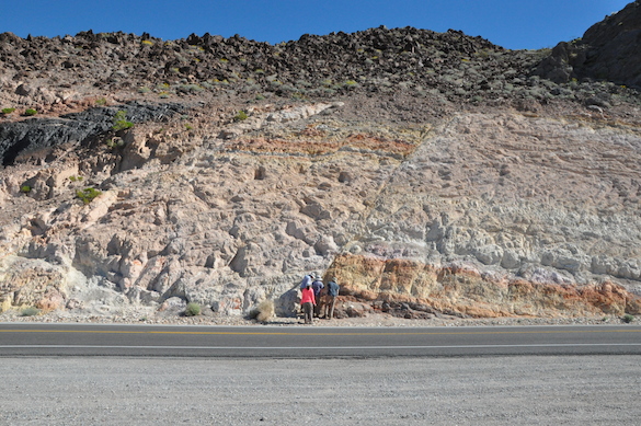 Check out the fault at Resting Springs Pass.