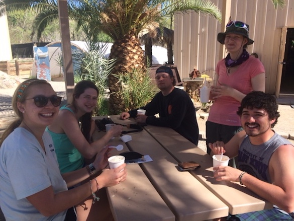 We ended the day with date shakes at the China Ranch. Yum!