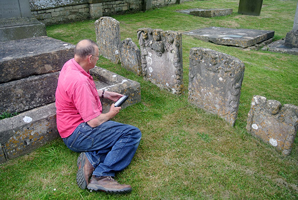 8 Tim and Painswick gravestones