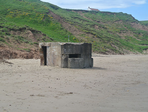 a Beached pillbox closer