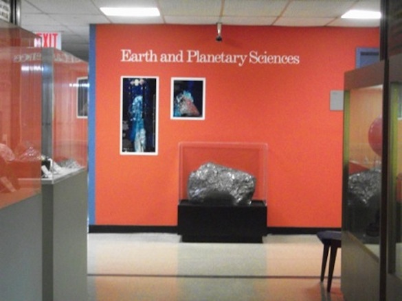 Entrance to the Earth and Planetary Sciences Department, AMNH.
