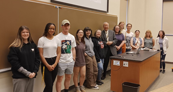My last class at Wooster: Sedimentology & Stratigraphy in the Spring Semester of 2024